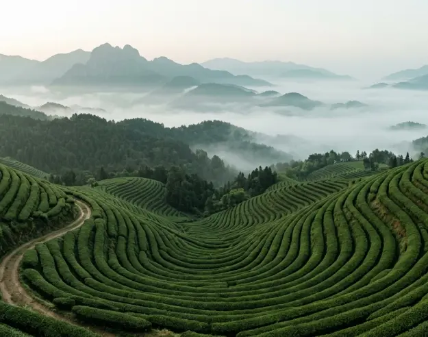 Authentic Fuding White Tea Garden
